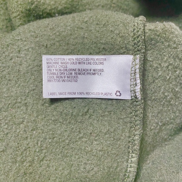 Wild Fable Women's Olive Green Cropped Raw Hem Hoodie Size XL - Picture 5 of 7